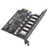 USB3.2 GEN1 5Gbps PCIe Expansion Card for Windows 10 11 7 Ports High Speed Expansion Card Plug and Play