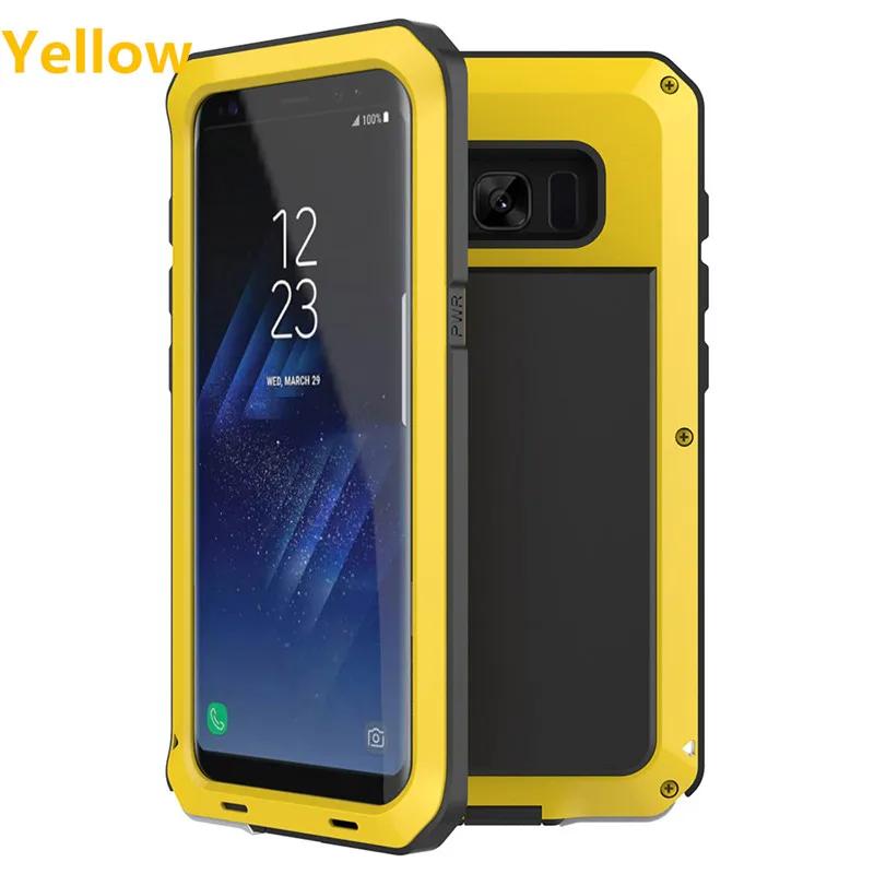 Luxury Doom Armor Metal Heavy Duty Protection Case for Samsung Galaxy S7 S8 S9 S10 S20 Plus Note 9 10 Plus Edge Shockproof Cover
