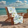 Serviette de plage ultra-douce personnalisée avec thème Dinosaure, Idéale pour la piscine - Camping, Plongée - Essentiel de voyage parfait, Serviette de plage vibrante.