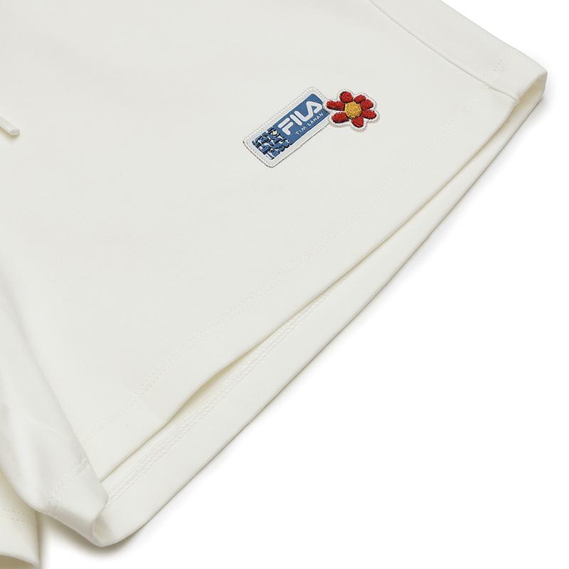 New FILA ORIGINALE Casual Shorts Women's Cloud White F51W529605FWT