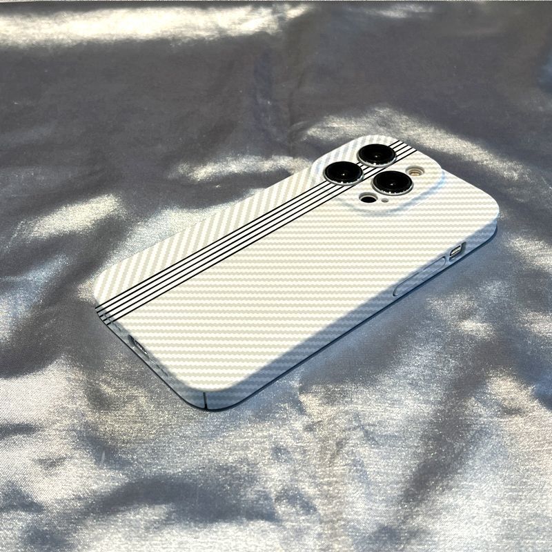 White Striped Xiaomi Civi4Pro Phone Case Xiaomi 15u Redmi K80/Note14Pro/k80Pro Fei