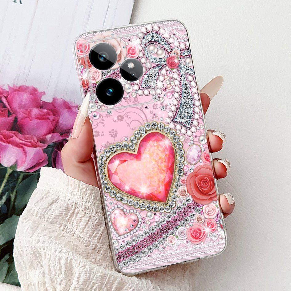 For Realme GT 7 7T Case 2025 Popular Flower Soft Clear Silicone TPU Protective Cover For Realme GT7 Pro RMX5011 Phone Case Shell