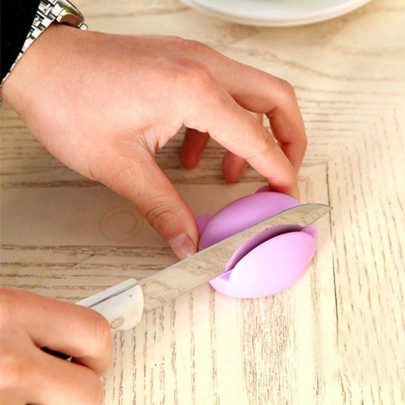 Cartoon Mini Portable Knife Sharpener Whetstone For Sharpening Kitchen Household Tools