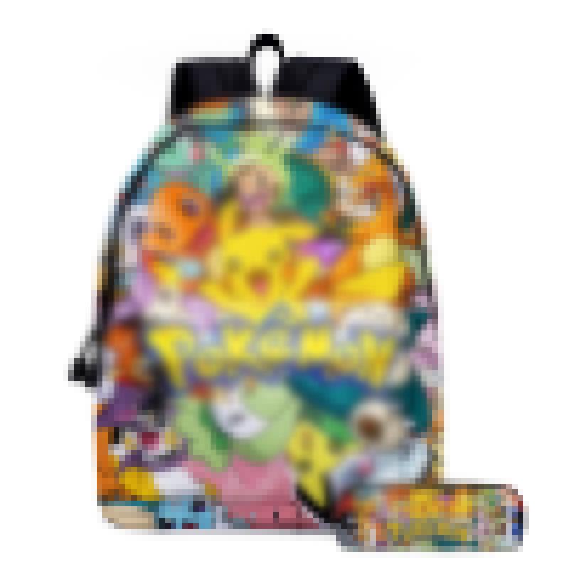 School Bag Animation Game Two-Piece Set, Primary And Secondary School School Bag, Children'S Backpack