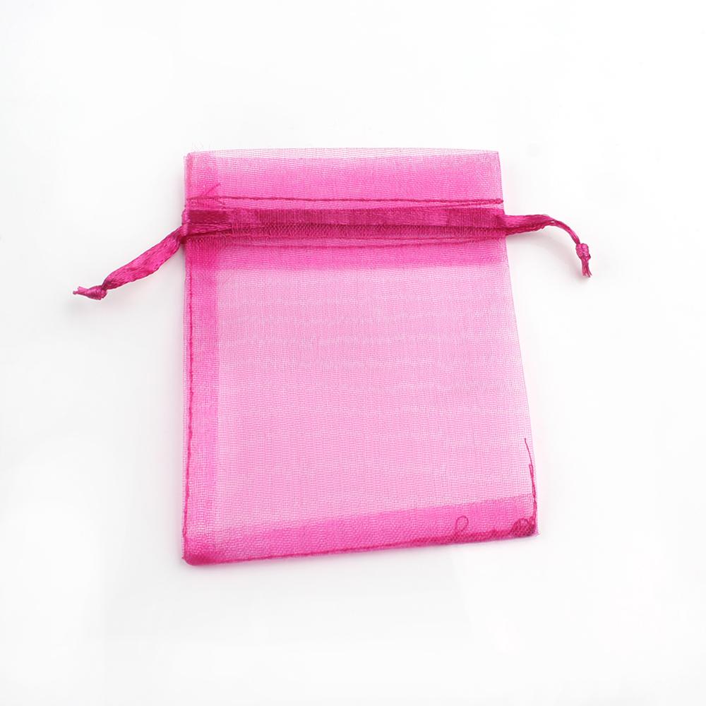 100 Stück Mehrfarbige Geschenk-Organzabeutel 5x7 7x9 9x12 10x15cm Mit Kordelzug Hochzeitsparty-Dekoration Geschenkbeutel Display-Verpackung Schmuck