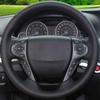 DIY Black Artificial Leather Car Steering Wheel Cover For Honda Accord 9 2013-2017 Crosstour 2013-2015 Odyssey 2013-2015