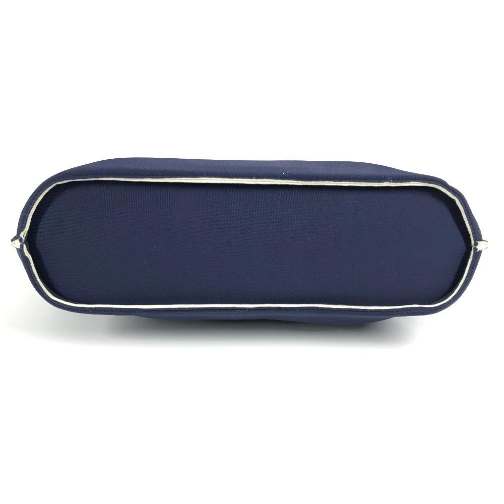 CHANEL Bag Tote Bag Hand Bag polyamide Navy/Silver