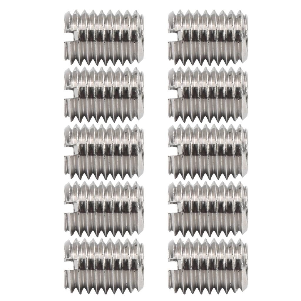 10Pcs Thread Inserts Male Female Reducing Nut Repair Tool Stainless Steel Fastener