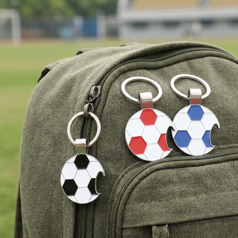 Decorative Football Key Chain Mini Football Car Key Ring Creative Sports Key Rings  for Backpack