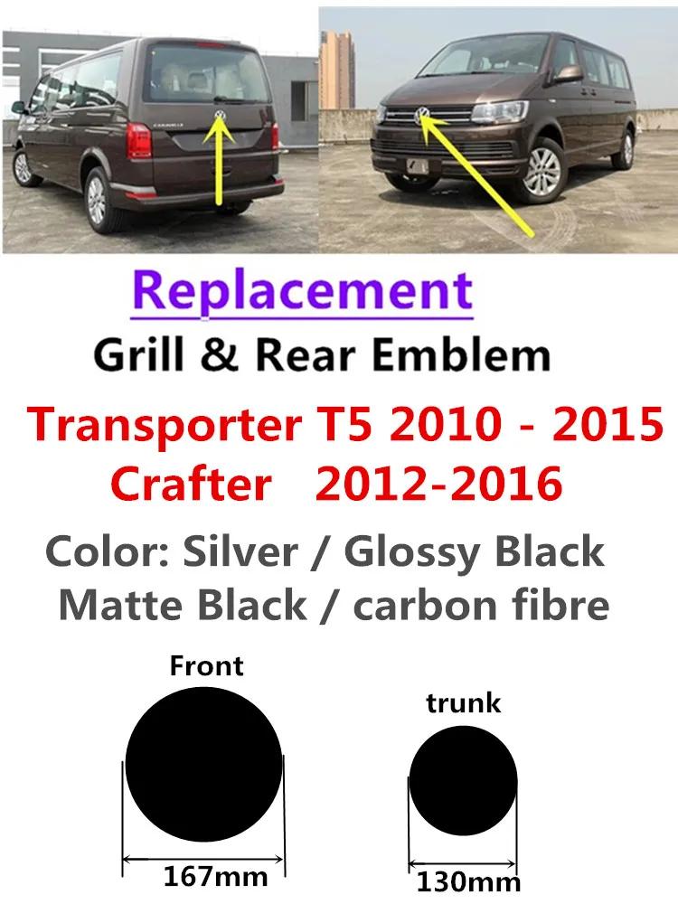 BGG1 GOLF 4 5 6 7 Hot 2026 For VW VOLKSWAGEN 167mm 130mm Replace Car Front Rear Badge Emblem Grille Trunk Lid Logo For Transporter Va