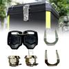 Metal Motorcycle Trunk Lock Cylinder Kit Easy Tall Rear Tail Box Lock for Motorbike Top Box Storage Accessories