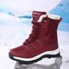 Fashion Winter Boots Women High Quality Cotton Shoes with Thick Soles Anti Slip and Warm Snow Boots Comfortable Plush Work Ankle Boots