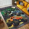 Monster Trucks Living Room Nonslip Area Rug Soft Carpet For Bedroom Game Playroom Sofa Office Home Decor Doormat Christmas Gift C926583