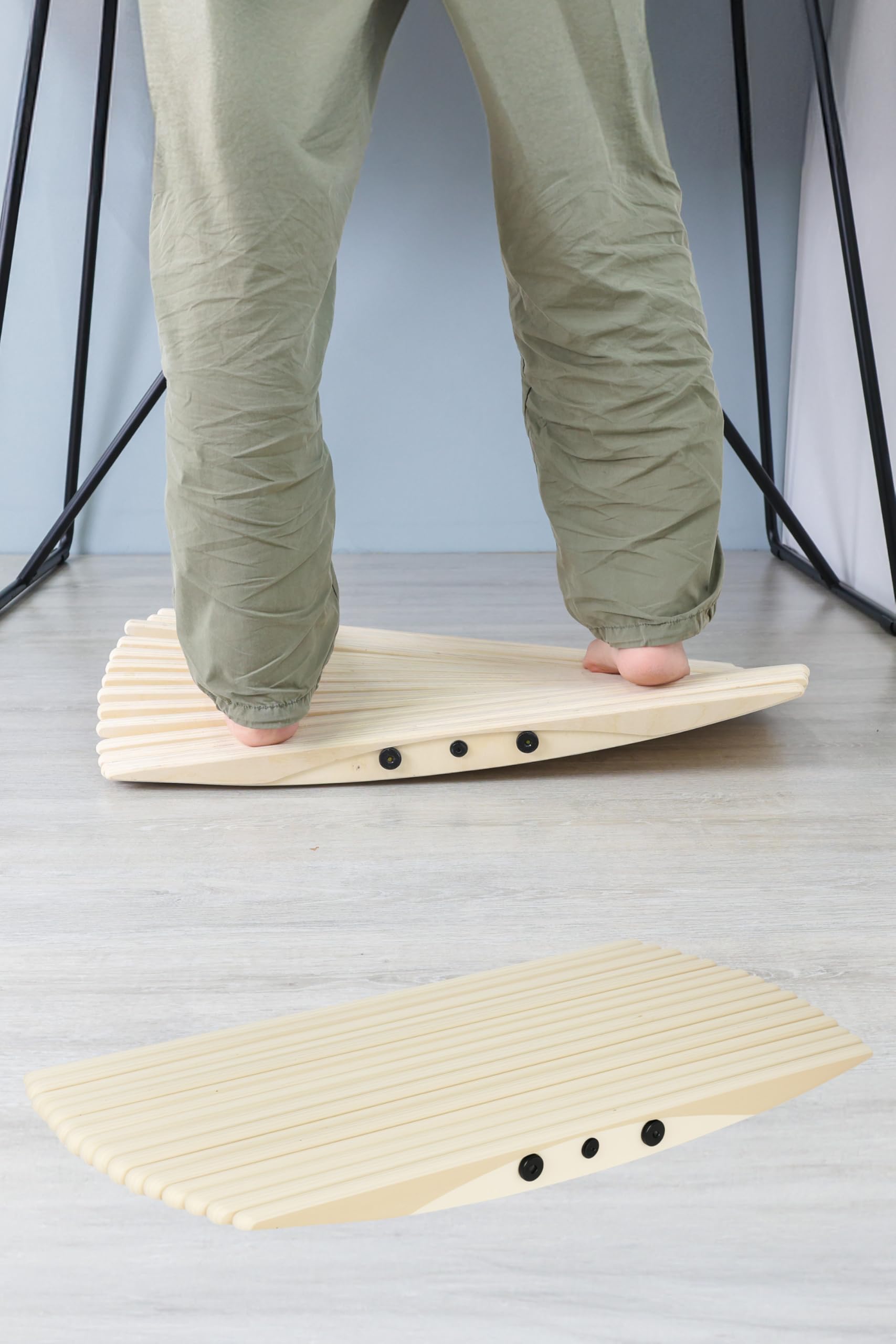 

MRG Wave Balance для основного тренировочного оборудования для помещений, доска, деревянная, для взрослых, тренировочная, сидячая, компактная, фитнес, диета, (натуральный)