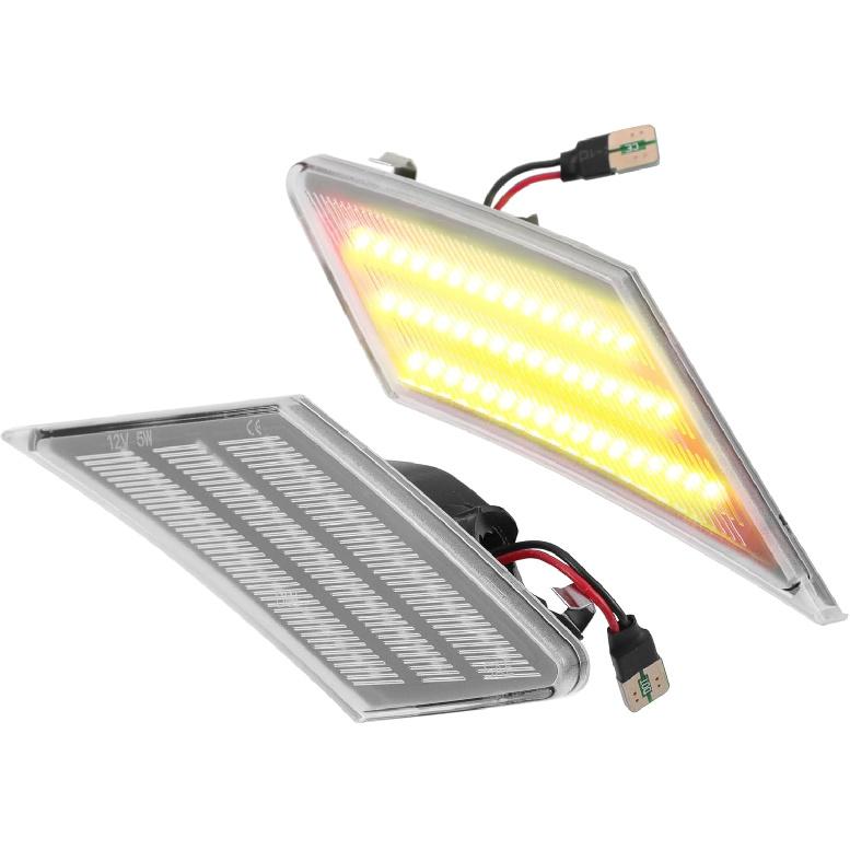 

LED Side Marker Light 84912CA150 Front Driver Passenger Turn Signal Lights Fender Sidemarker Lamps for Scion FR-S Black Lens Amber LED Light 1Pair чистый