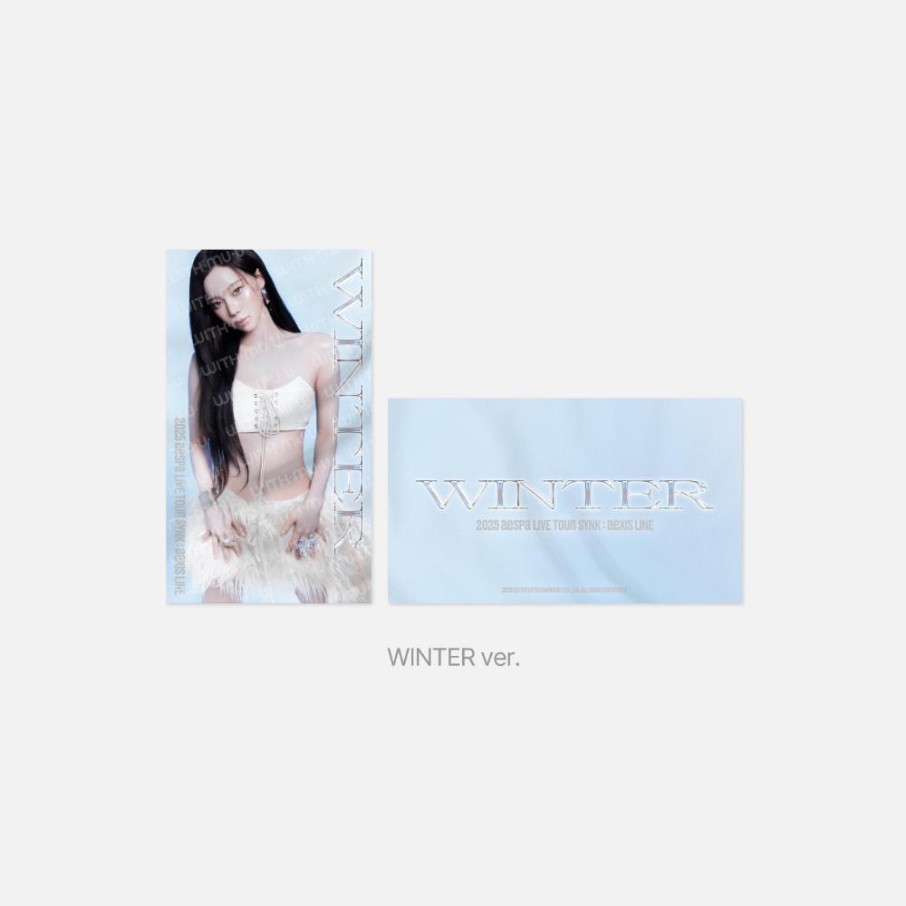 Pre-order 2025 aespa LIVE TOUR SYNK: aeXIS LINE Slogan