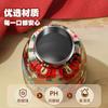 Small mushroom 316 covered ceramic thermos cup, small and portable water cup, new high-value intelligent temperature display pocket cup