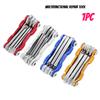 1pc Lightweight Portable 7-in-1 Bicycle Repair Tools Kit Multi Function Hex Wrench Screwdriver Set for MTB Road Bike Cycling