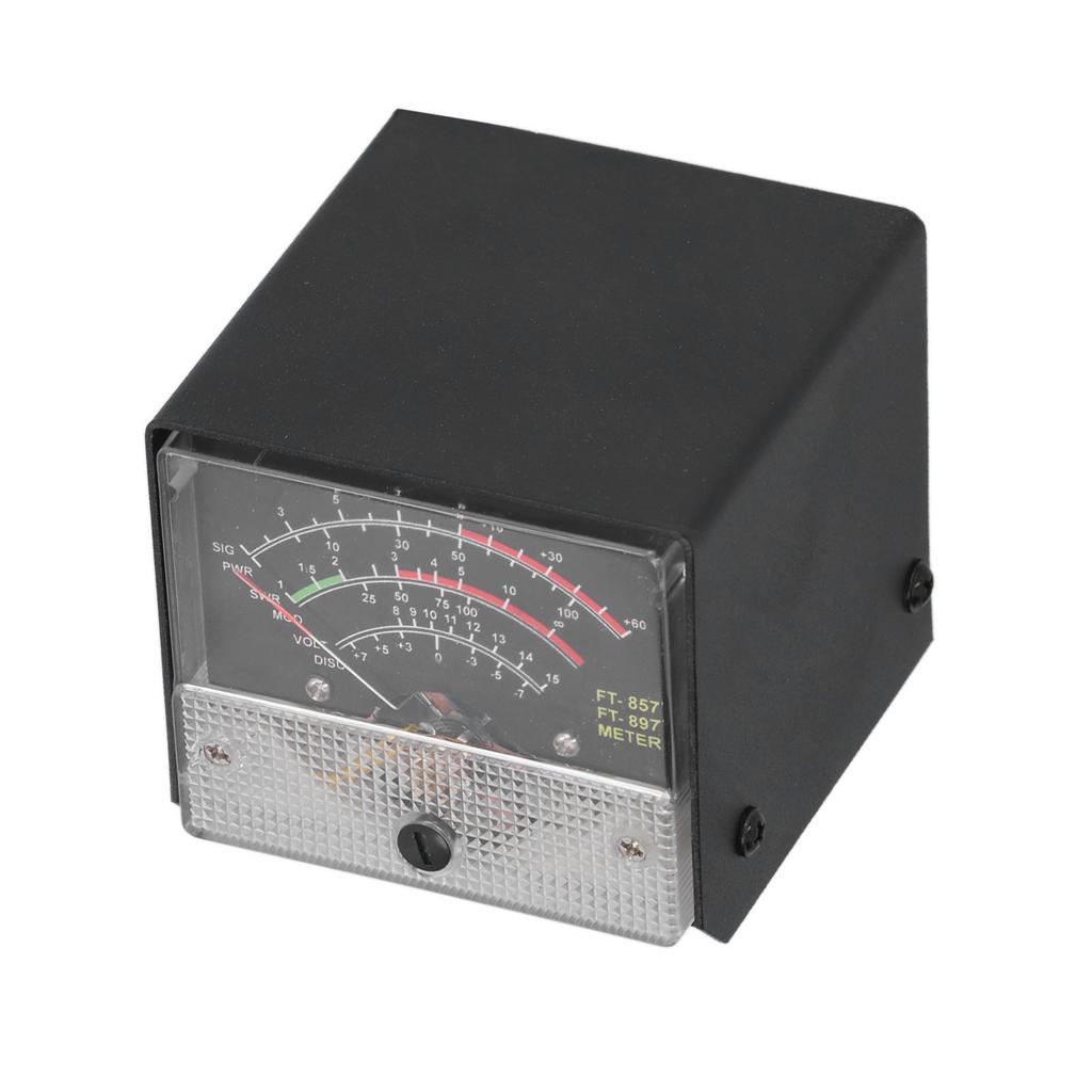 SWR Power Meter External S Receive Display Electronic Component Metal Case Cover FT?857 FT?897Black