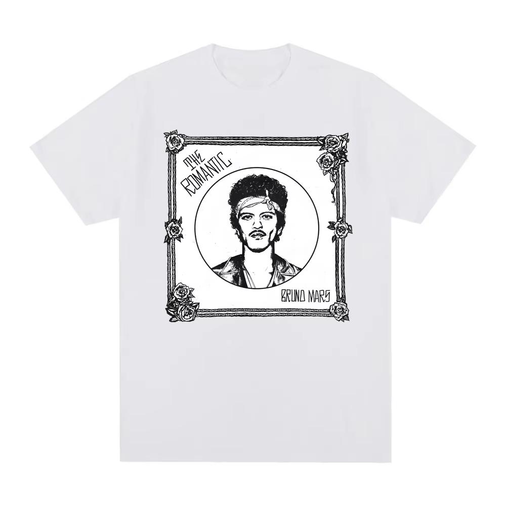 Bruno Mars 2026 Tour The RoUnisextic Album Graphics 100cotton Unisex Shirt New Y2K ONeck Short Sleeve Unisexs Womens Summer Tshirt
