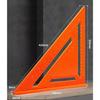 High Accuracy Angle Drawing Measuring Triangle Ruler Rafter Square Layout Tool for Woodworkers and Handicraft Craftsmen