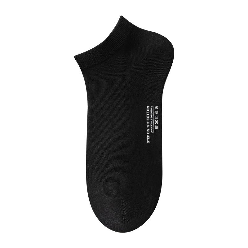 Female Spring and Summer Pure Cotton 7A Antibacterial Deodorant Sweat Absorption with Short Boat Socks