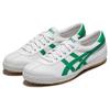 Asics נעלי קז'ואל יוניסקס סניקרס לבן ירוק 1203A317-101 Tsg-110 בד בוהן עגולה שרוכים נמוכות