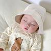 Baby Girl Princess Sun Hat Wide Brim UV Protection Cute Court Newborn Summer Thin Breathable Cap for Spring Autumn