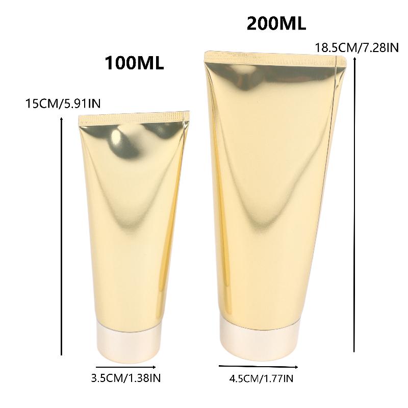 Empty Squeeze Tubes for Cosmetic Lotion and Cream Refillable Soft Containers 5ml to 100ml Travel Solutions