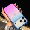 New Luxury Gradient Two Tone Glitter Hard PC Bumper Phone Case For iPhone 17 Pro Max 17 Air Shockproof Back Cover