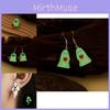 Glow 3d Whimsical In The Dark Pumpkin Ghost Earrings Perfect For Halloween Celebrations