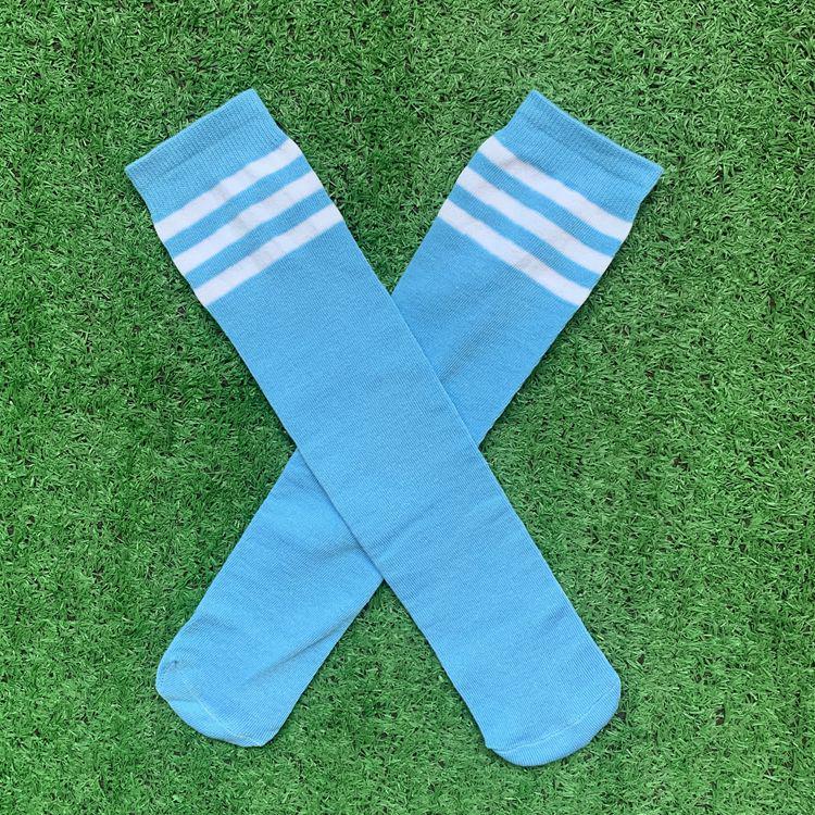 Red Mid-Calf Christmas Stockings & Halloween Cosplay Socks for Sports, Dance, and JK Style