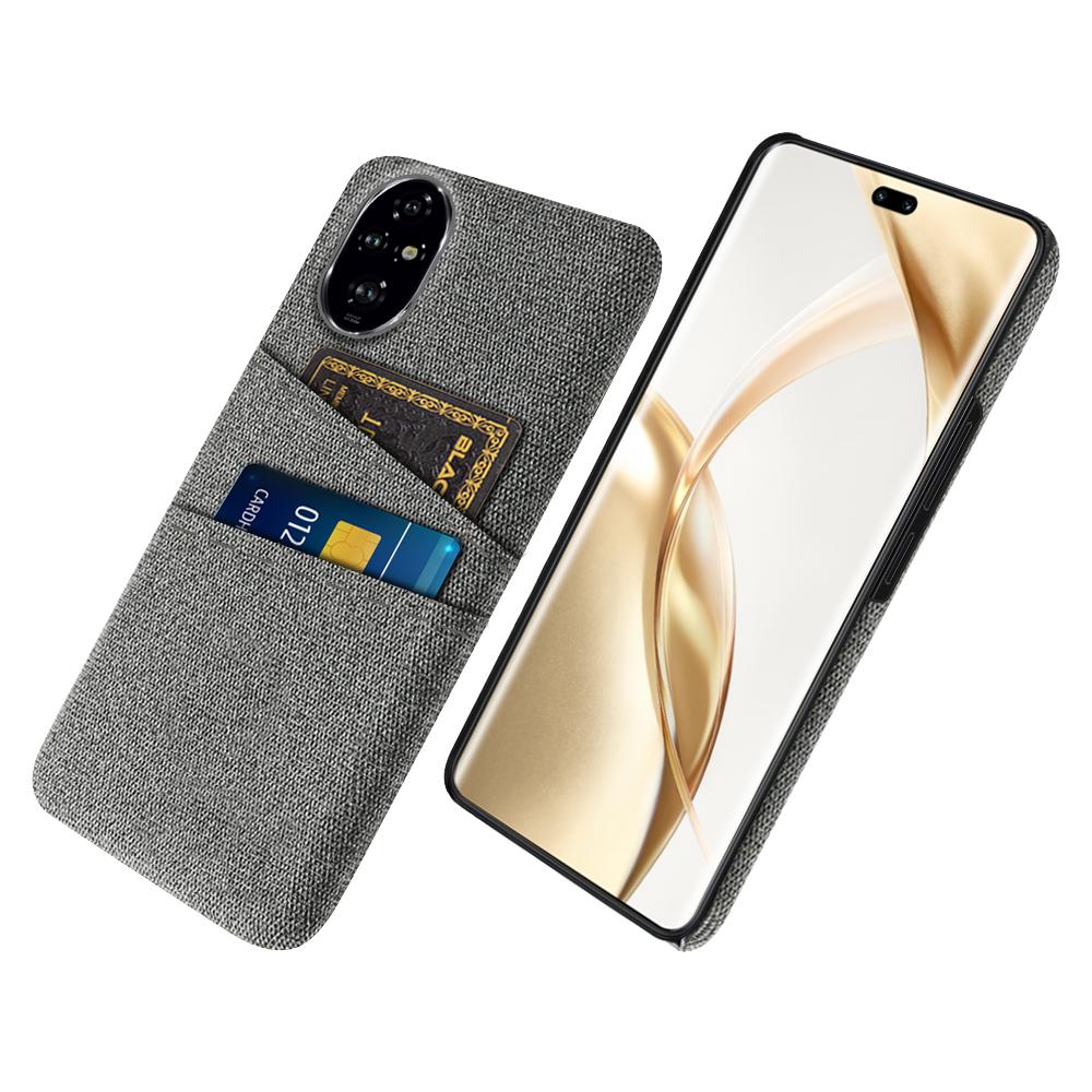 For Honor 200 Pro 5G Case Cloth+PC Hard Phone Cover with Dual Card Slots