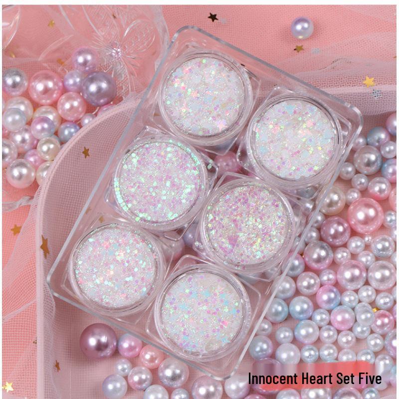 Bling Eye Makeup Stickers: Glitter Stars & Pearlescent Gel Eyeshadow for Fairy Stage Sparkle