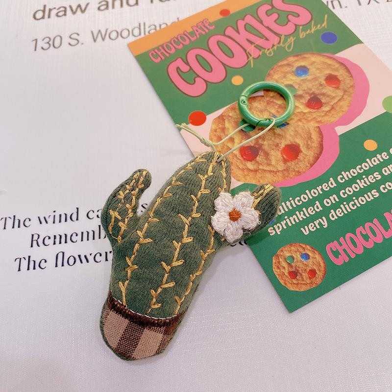 Forest Style Fabric Autumn Keychain Pendant Collection Niche Bag Charm Phone Pendant Bag Accessories