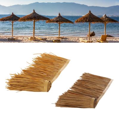 100cmx50cm Rolka Strzechy Słomianej Sztuczna strzecha palmowa Ornament Dywan do Ogrodu Zewnętrznego Patio Ogrodzenia DIY solidna Strzecha Trawiasta