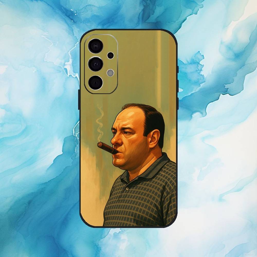 The S-Sopranos TV Phone Case For Samsung S 25,24,23,22,30,21,10,9,Ultra,Plus,Lite,FE,4,5 G Soft Black Case