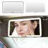 HD Mirror Car LEDMakeup Mirror Three Gear Adjustment Sun Visor Plate Interior RearMirror Dimmable Touchscreen Auto Vanity Mirror