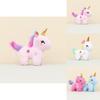 Colorful Unicorn Plush Keychain Soft Toy Cute Wedding And Bag Accessory
