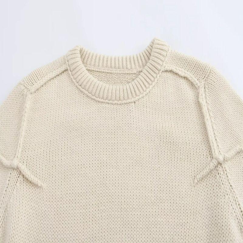 Fashion Style 2024 Autumn New Women's Clothing Basic All-Matching round Neck T-shirt Shory Style Knitwear 3991115