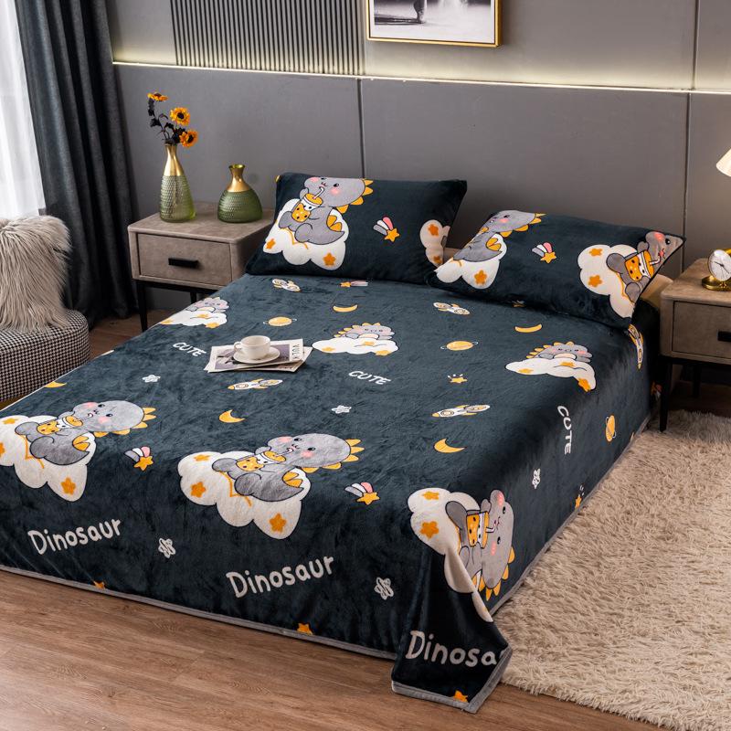 Milk Velvet Coral Fleece Flannel Blanket: Thick, Cozy Sofa Cover or Office Nap Blanket. Perfect Gift.