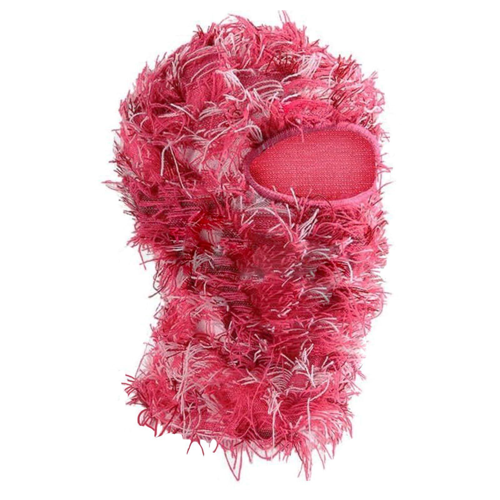 Knitted Retro Balaclava Ski Mask - Hip Hop Style Winter Sports Headwear One Size