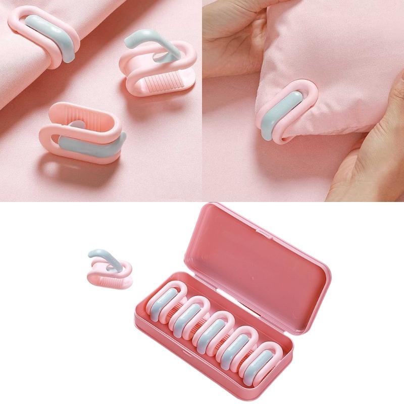 6Pcs Bed Sheet Holders Secure Grip for Duvet Blanket Prevent Sliding Easy Setups