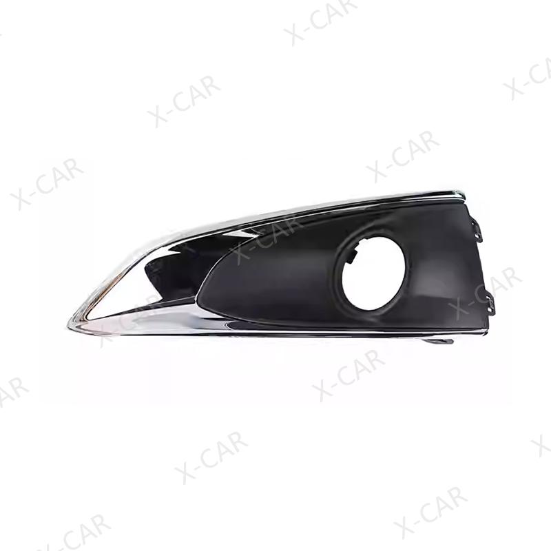 Front Bumper Fog Lamp Light Cover Frame Bezel Shell Cap Hood Lid Trim Strip For Peugeot 301 2017 2018