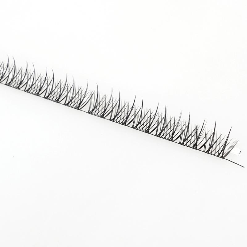 Multi-Style DIY Natural Dense Semi-Finished Pre-Curved Segmented Half-Lash Eyelashes