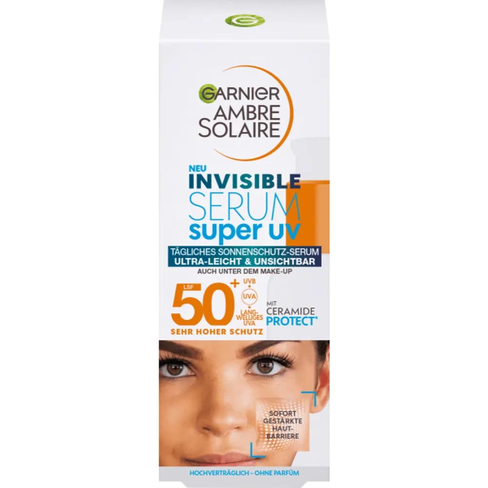 Garnier Невидимая Сыворотка Super UV, Солнцезащитный Флюид SPF 50+ 30 мл