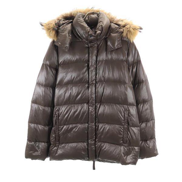 

DUVETICA Нейлоновая куртка с длинным рукавом и пуховым наполнителем 48 Коричневая Мужская Б/у