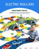 Children's DIY Electric Racing Car & LED Train Educational Toy Set