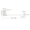 Telescopic   Clothesline Wall Mounted Clothes Drying Rope String Stainless Steel for Bathroom Laundry