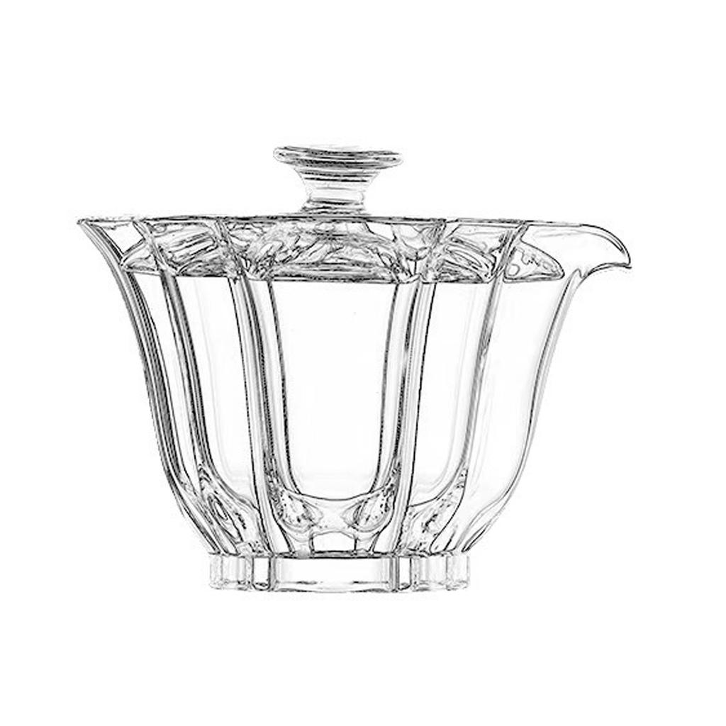 Modern Small Glass Gaiwan Glass Tea Set Practical Glass Tureen Tea Ceremony Accessories for Tea Enthusiasts Present